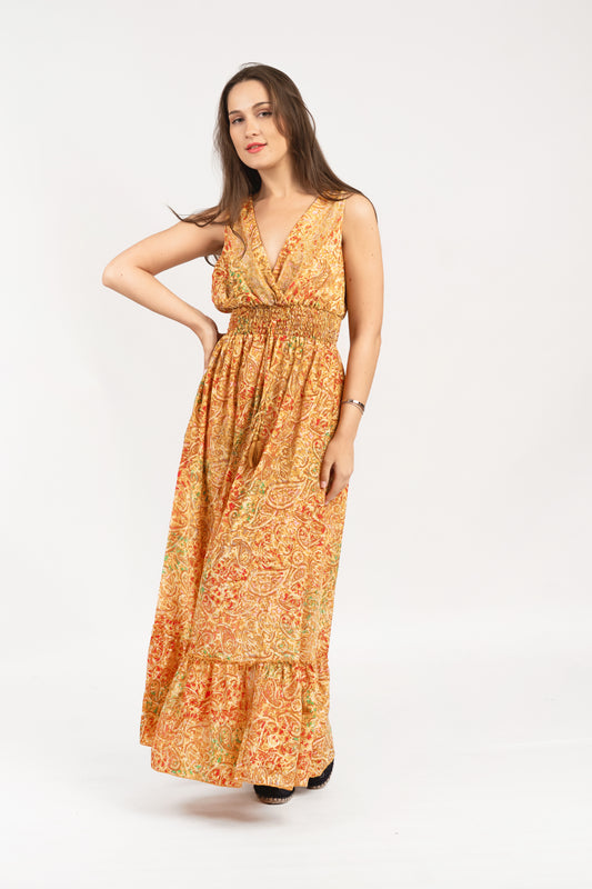 Caftan Dress - Agrigento - blue