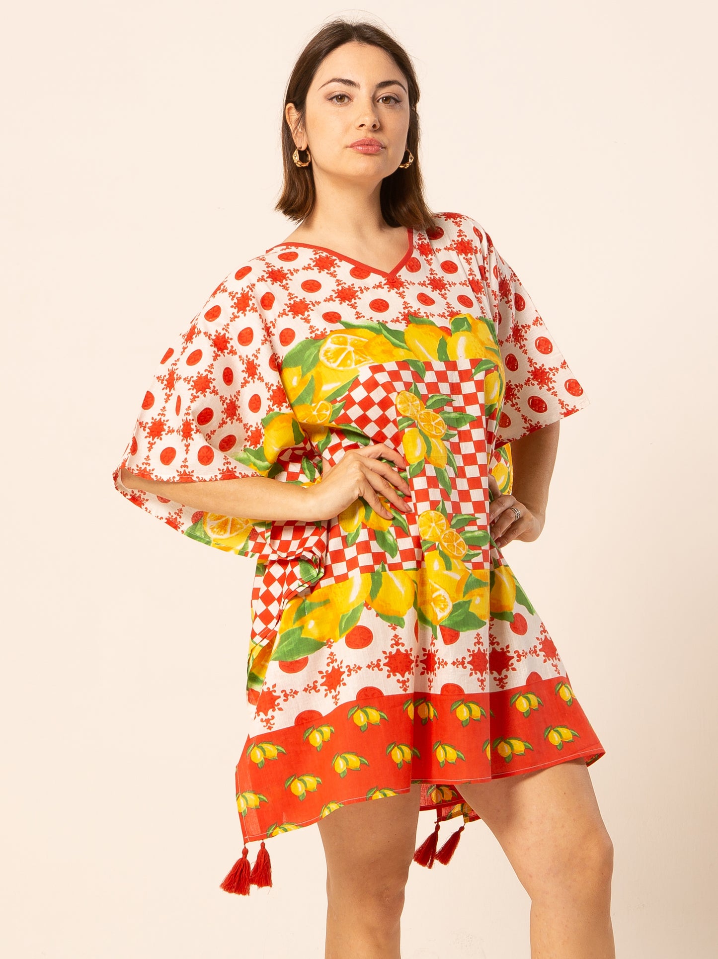 Caftan Dress - Agrigento - blue