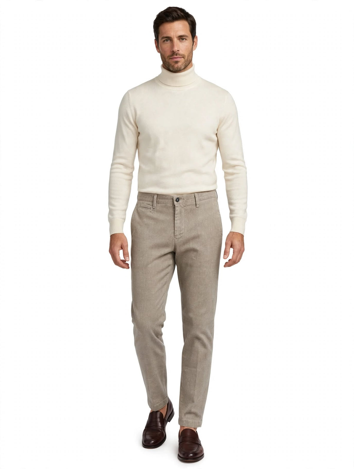 LM391 - PANTALONE FANTASIA BEIGE