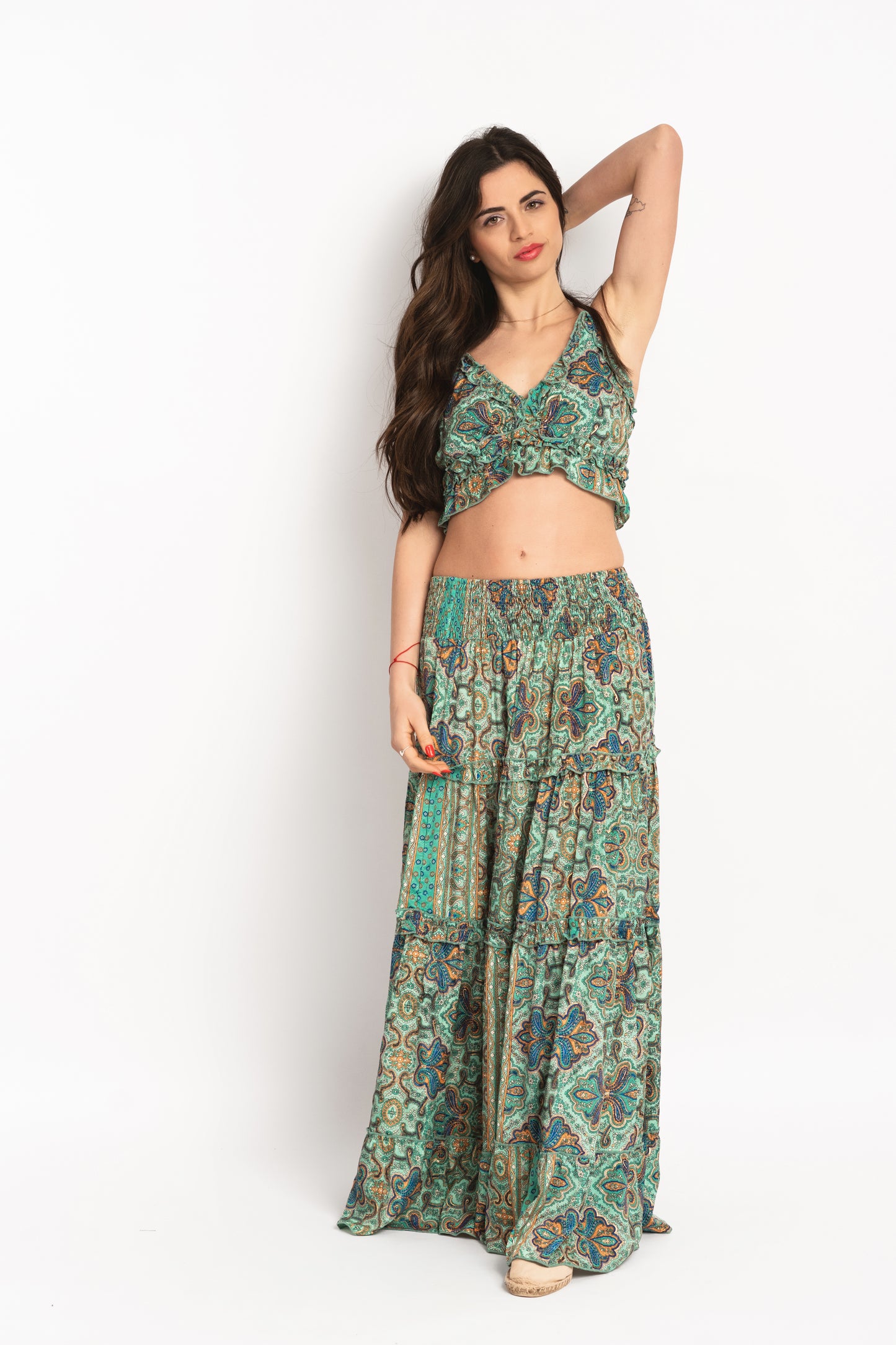 Caftan Dress - Agrigento - blue