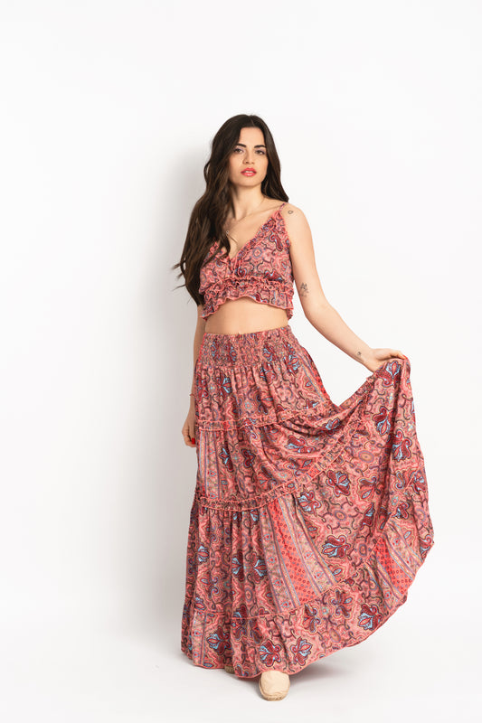 Caftan Dress - Agrigento - blue