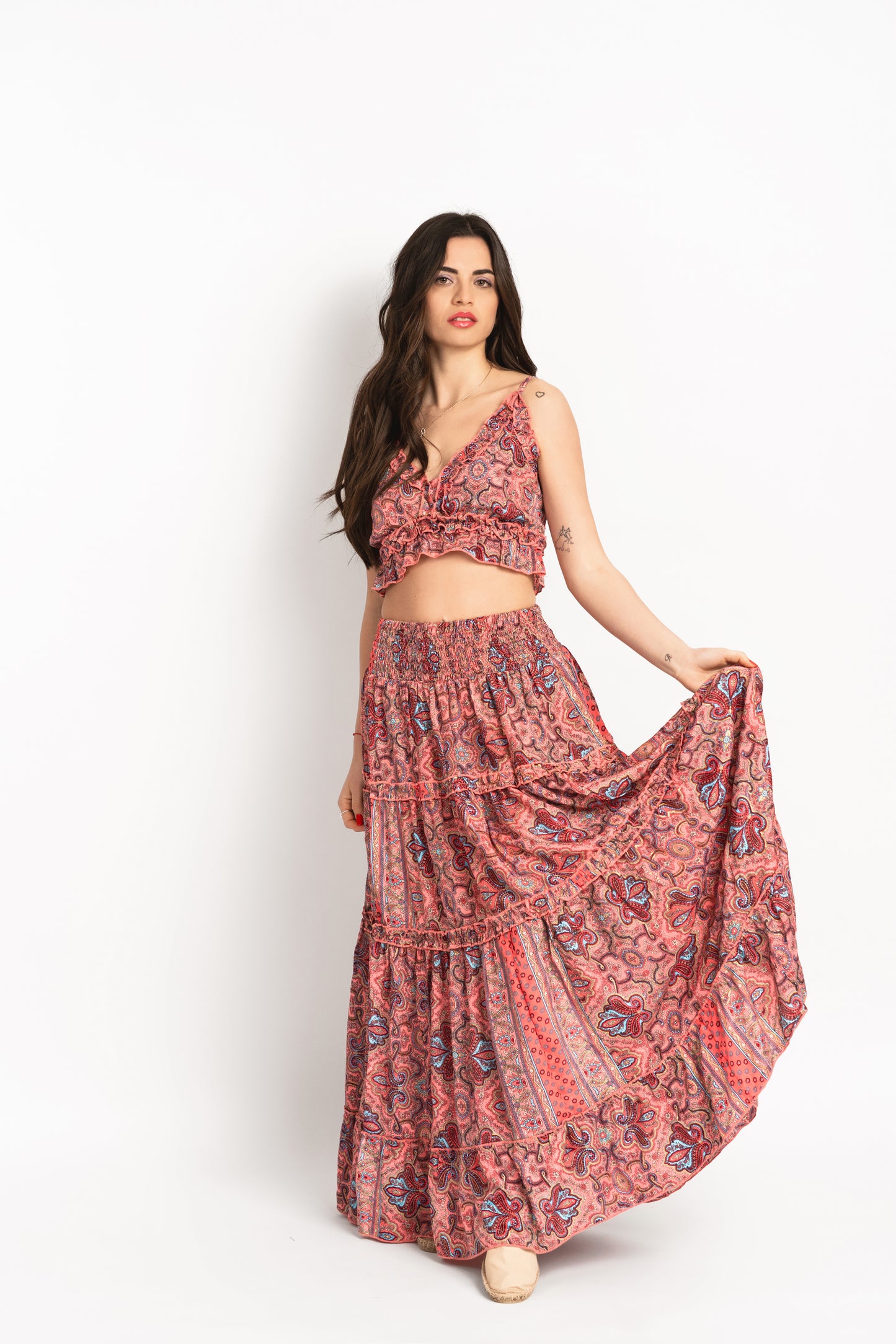 Caftan Dress - Agrigento - blue