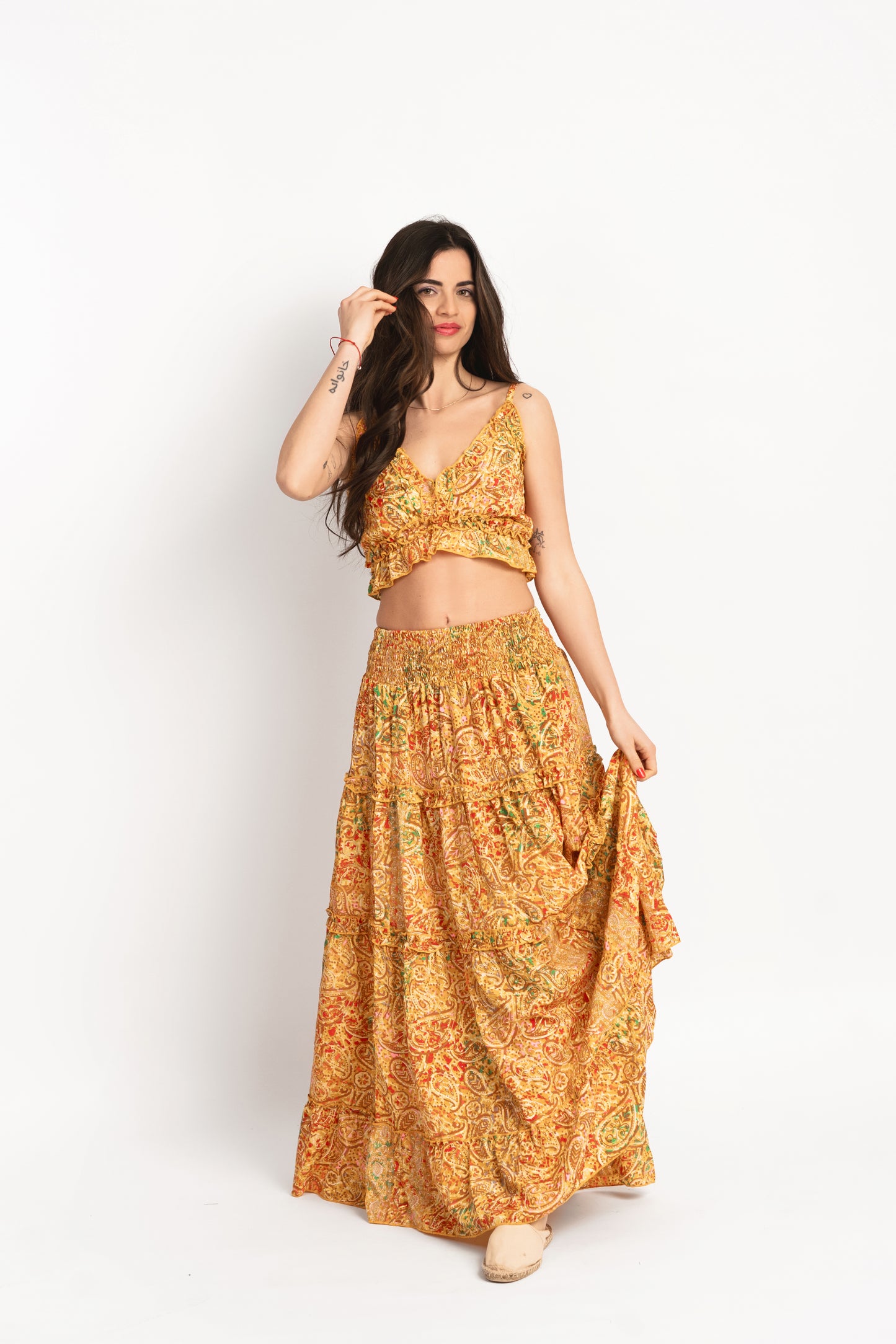 Caftan Dress - Agrigento - blue