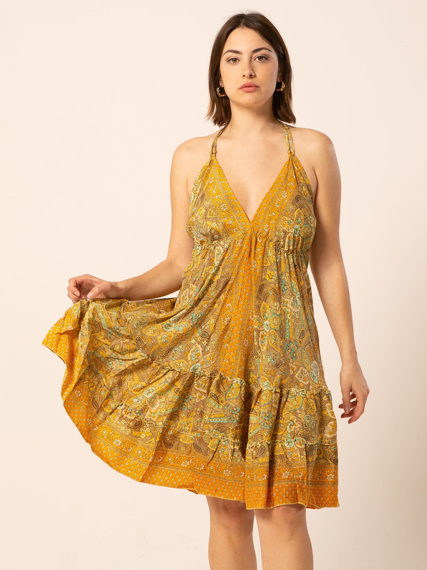 Caftan Dress - Agrigento - blue