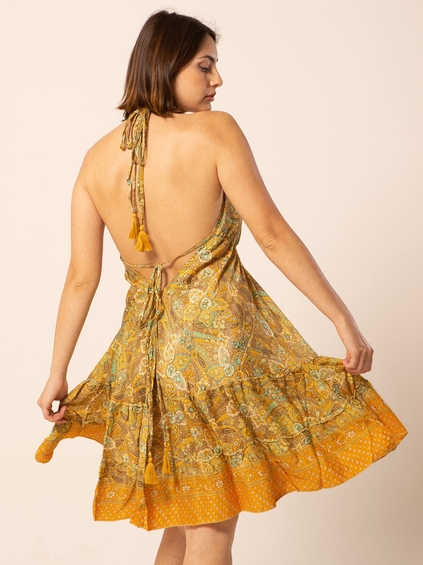 Caftan Dress - Agrigento - blue