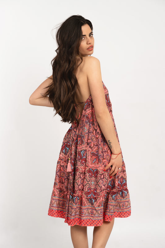 Caftan Dress - Agrigento - blue