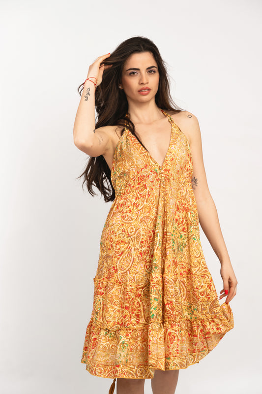 Caftan Dress - Agrigento - blue