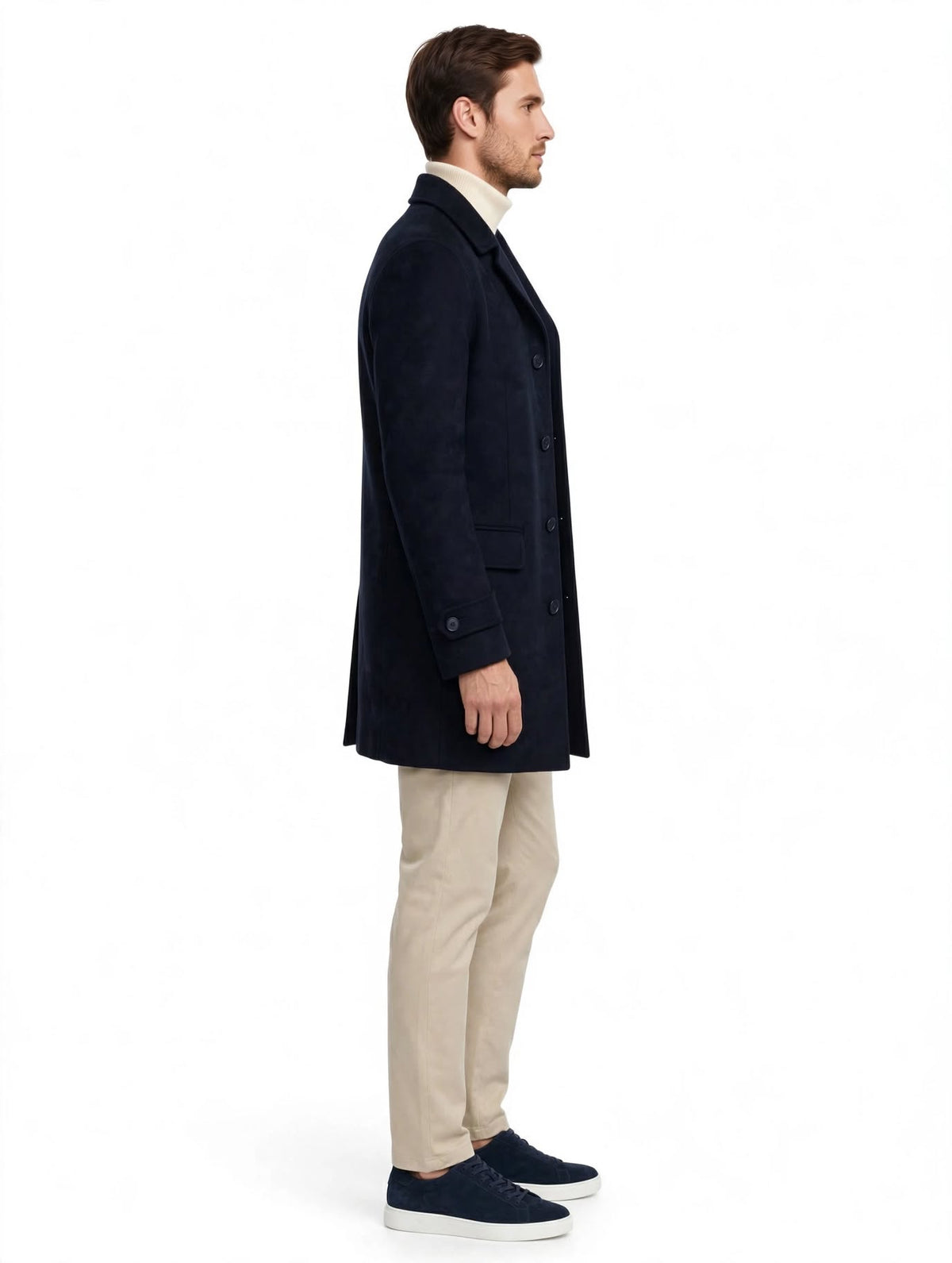 MOOD - CAPPOTTO CLASSICO BLU