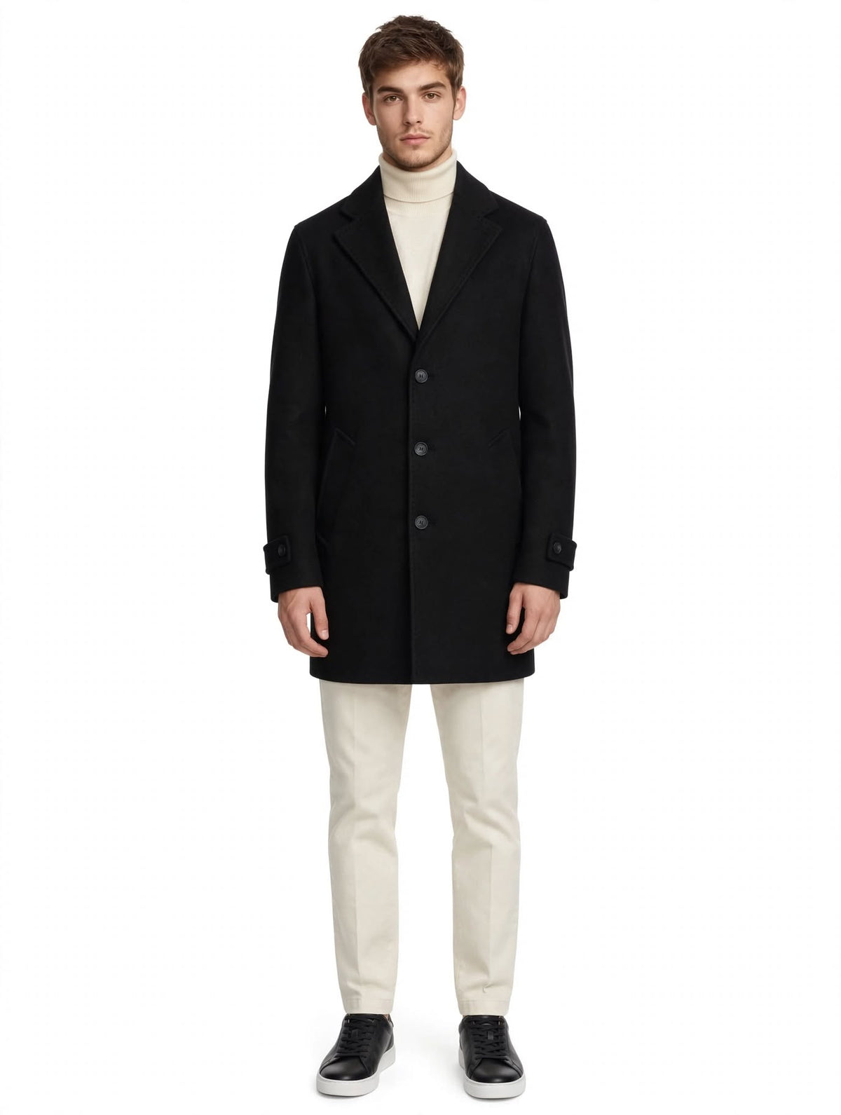 MOOD - CAPPOTTO CLASSICO NERO