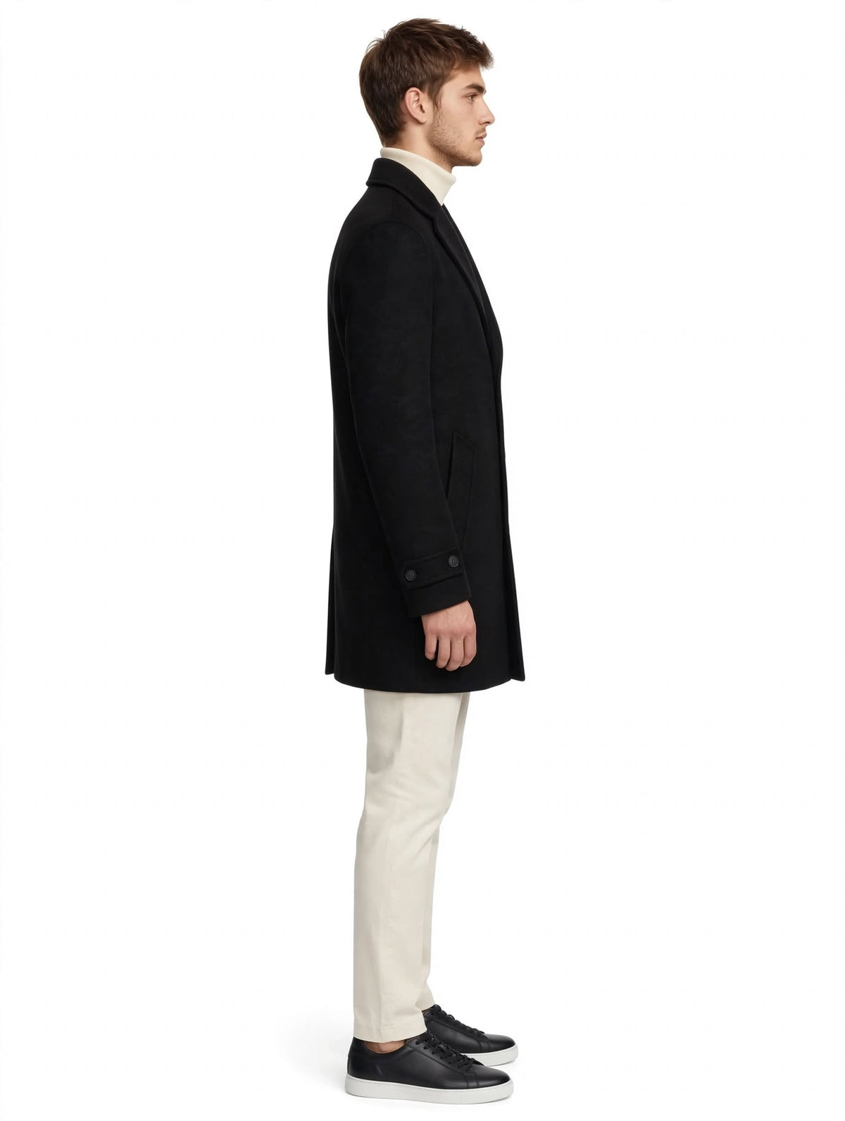 MOOD - CAPPOTTO CLASSICO NERO