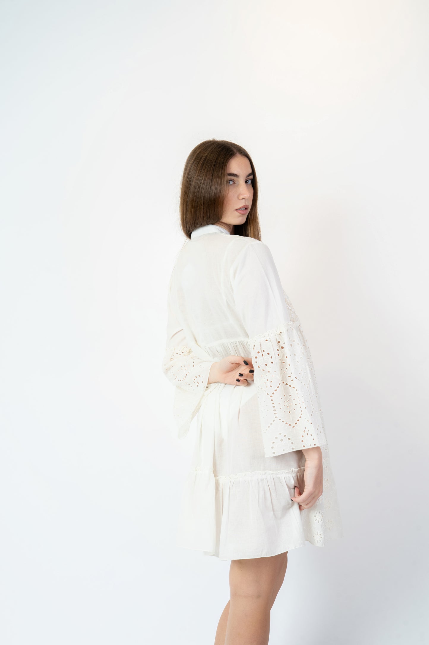 Paloma - Abito fantasia beige