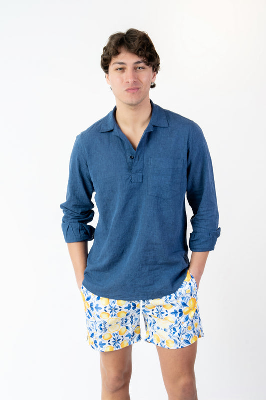 Caftan Dress - Agrigento - blue