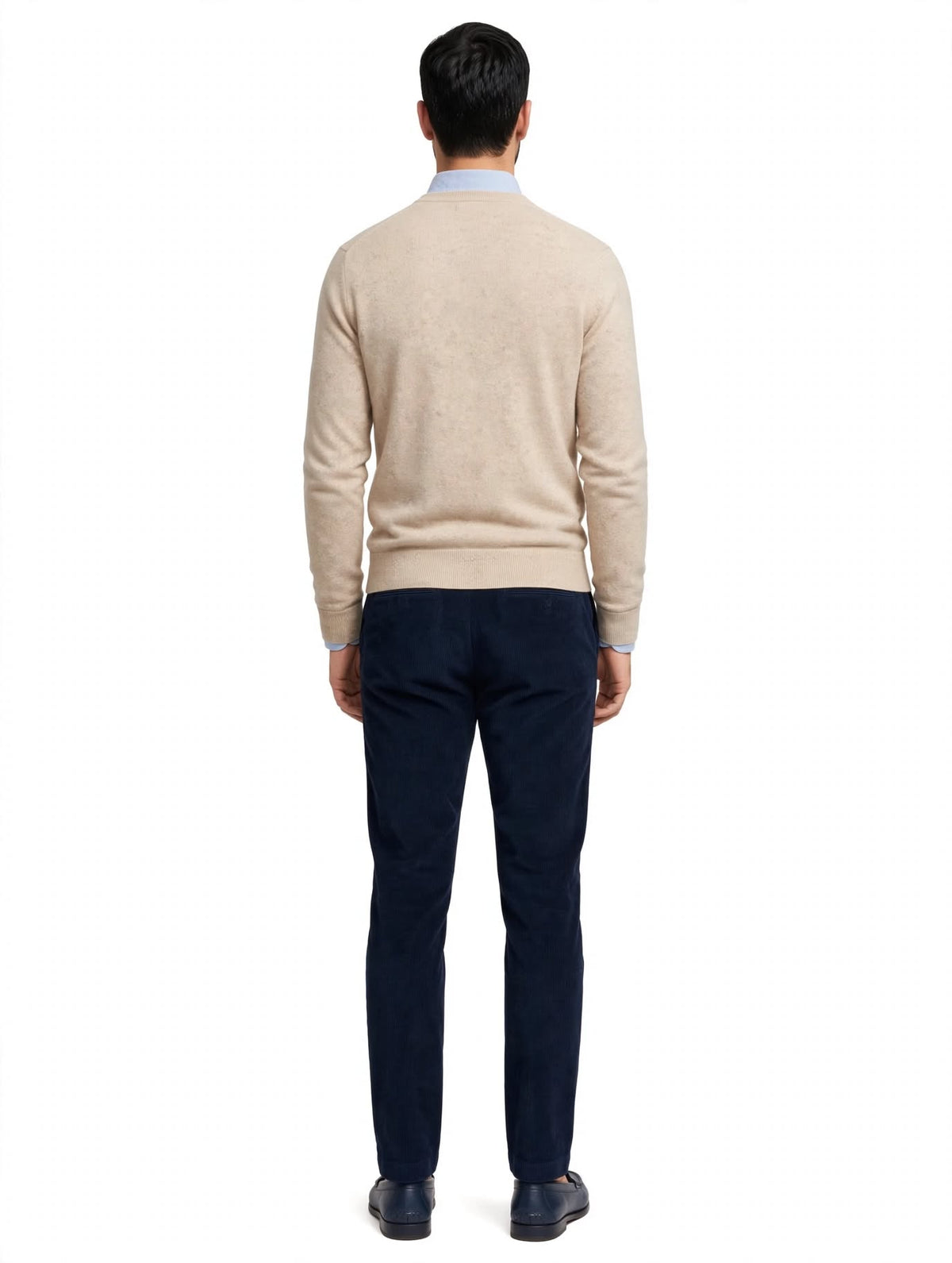 SILVER - PANTALONE VELLUTO BLU
