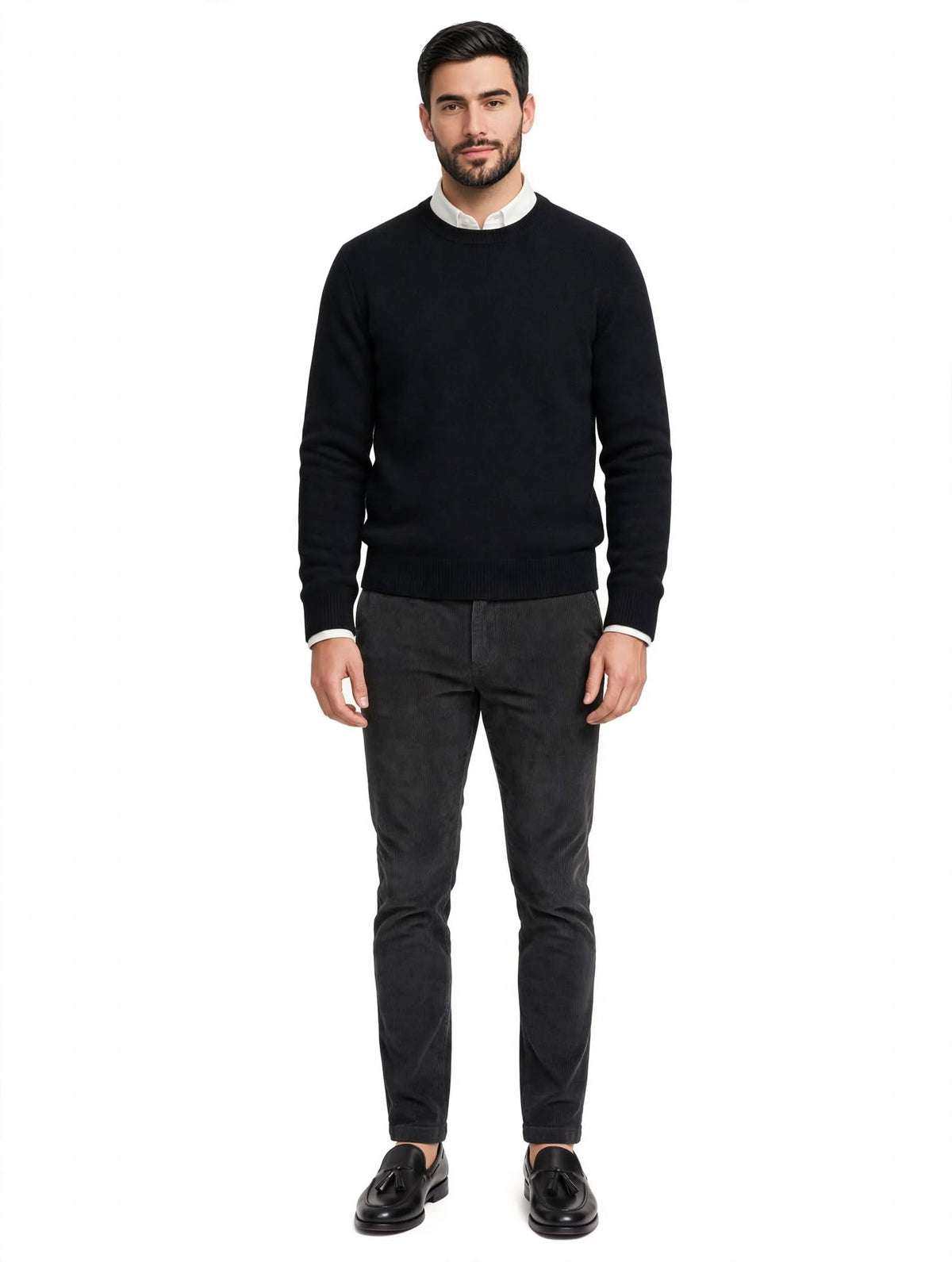 SILVER - PANTALONE VELLUTO BLU