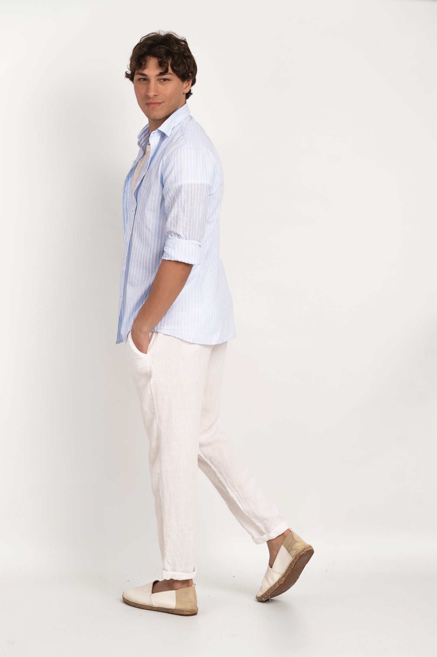 Caftan Dress - Agrigento - blue