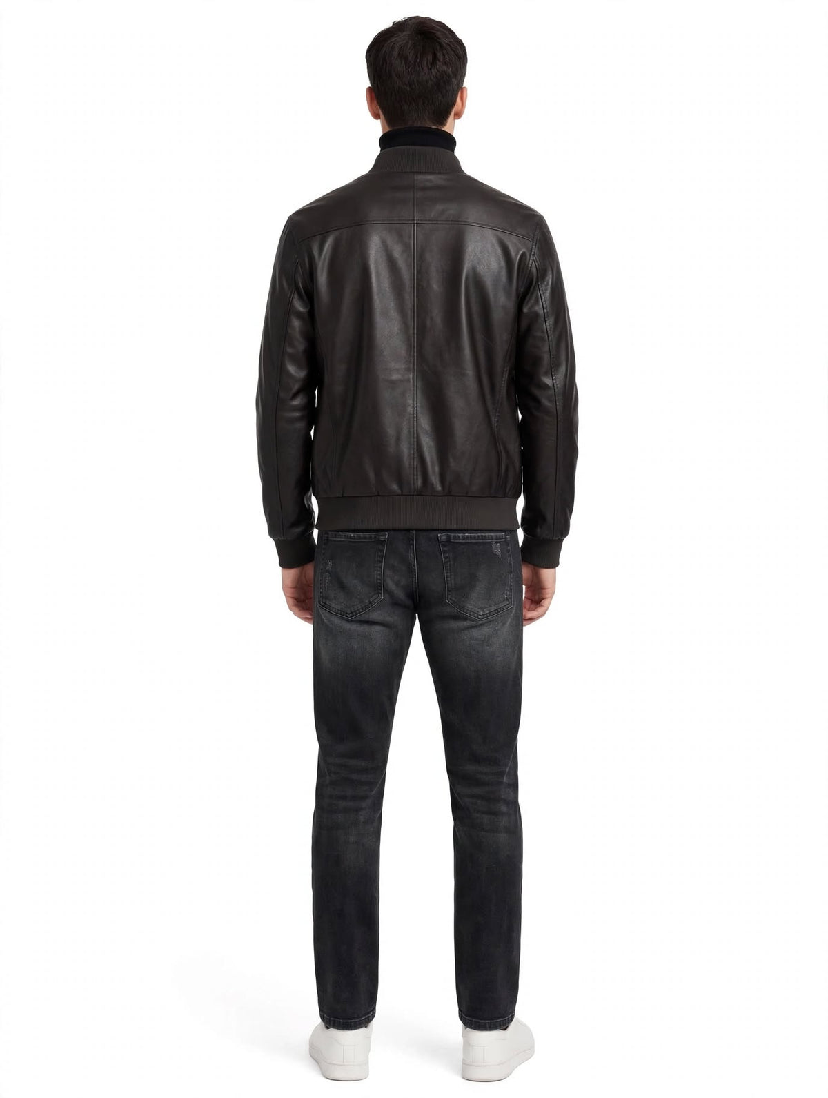 TALISMAN - BOMBER ECOPELLE MORO