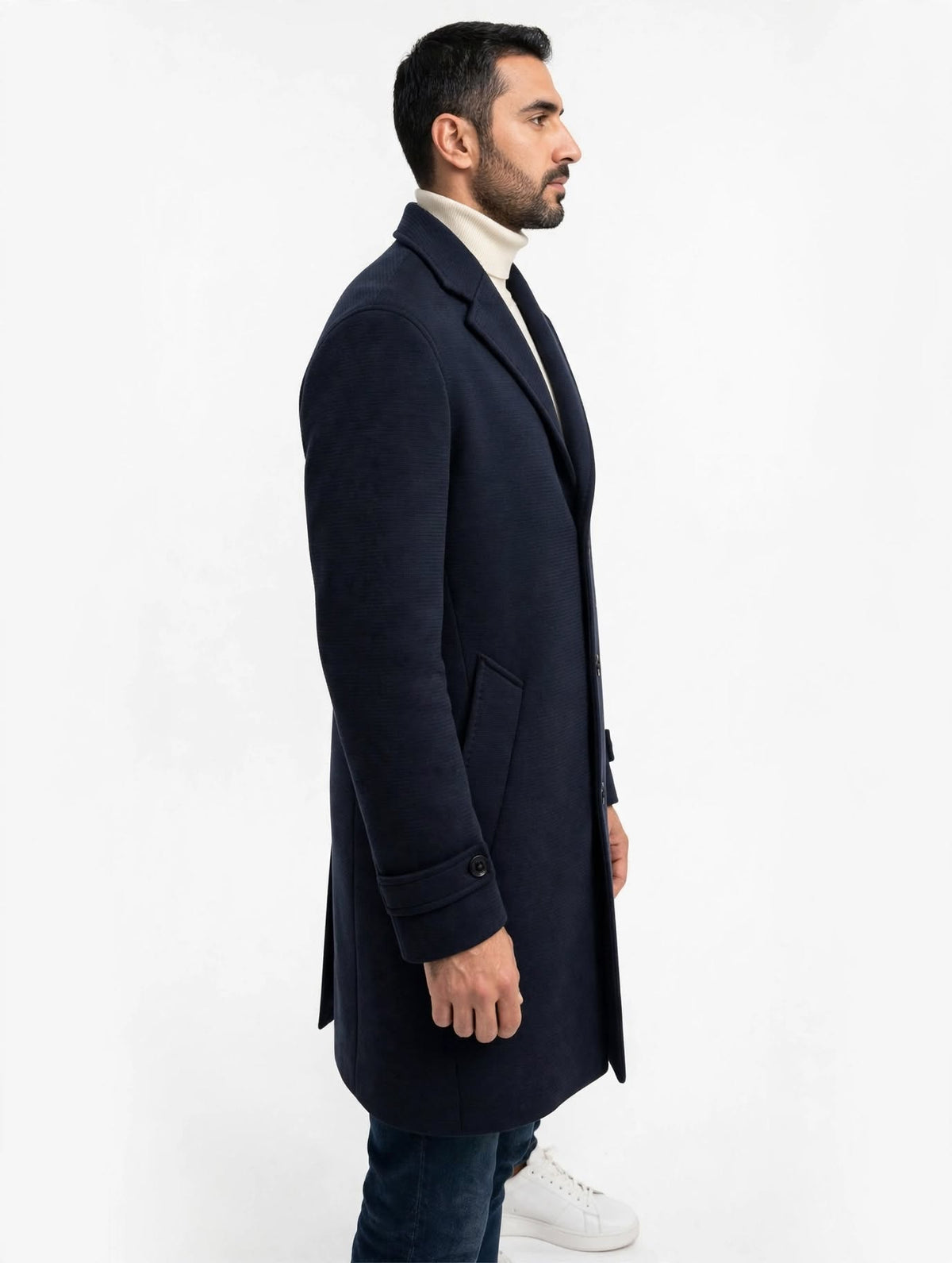 VIRTUS - CAPPOTTO MONOPETTO BLU