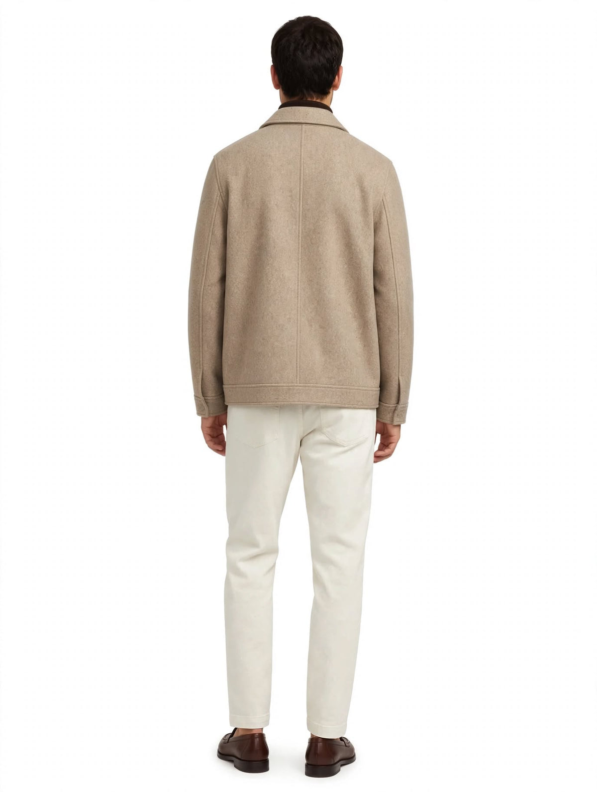 VULCANOCAP - CAPPOTTO CORTO CON ZIP TORTORA